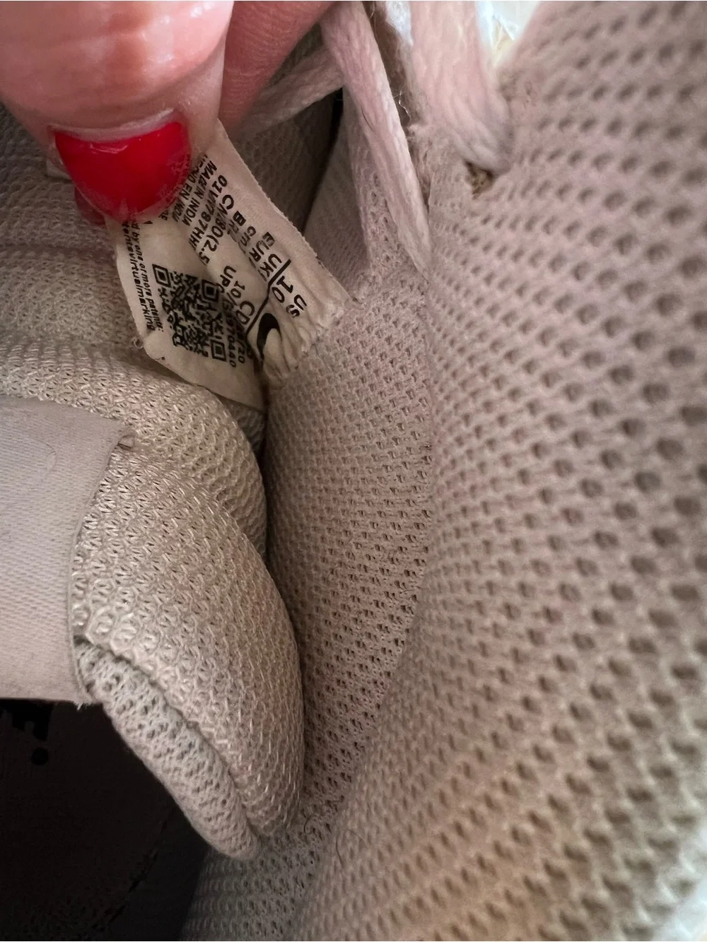 Nike Men’s White High-Top Sneakers with Off-White Soles